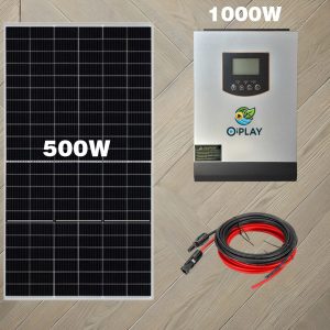 🔋 Kit Solar Aislado 1000W |  Zonas sin Red Eléctrica ☀️🏡⚡
