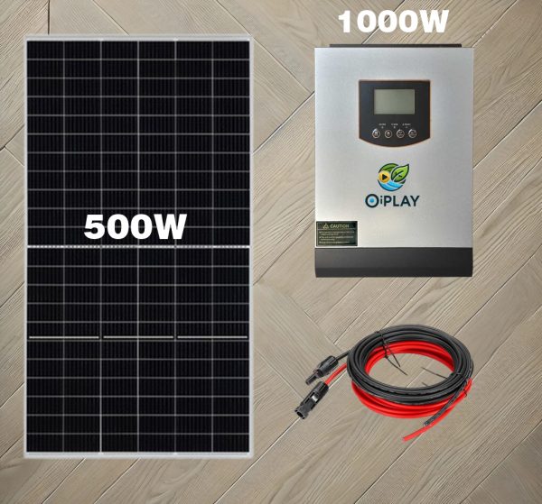 🔋 Kit Solar Aislado 1000W |  Zonas sin Red Eléctrica ☀️🏡⚡
