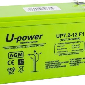 Batería AGM U-POWER 12V 7.2Ah | Alta Fiabilidad y Rendimiento ⚡🔌