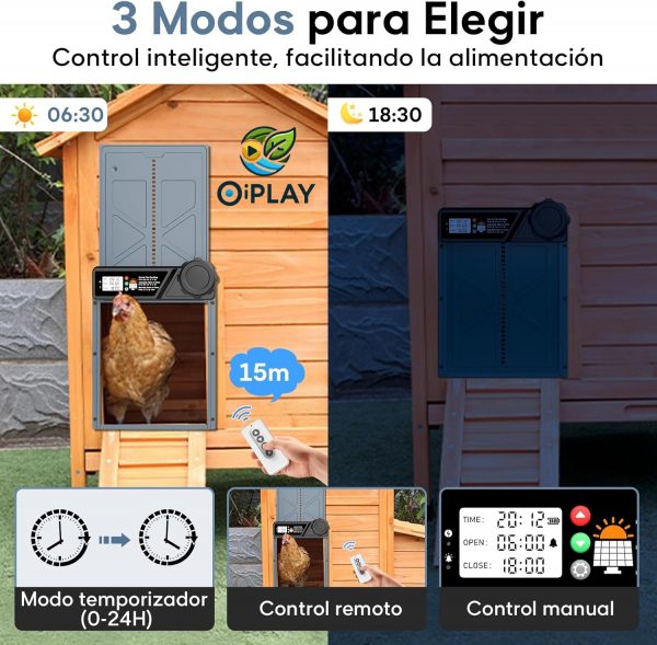 Puerta Automática Solar para Gallinero con Temporizador y Sensor de Luz 🐔🔋🌞 - Imagen 5