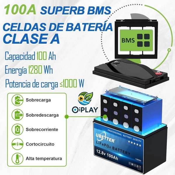 🔋 Batería de Litio 12V | Compacta, Ligera ⚡🔒 - Imagen 5