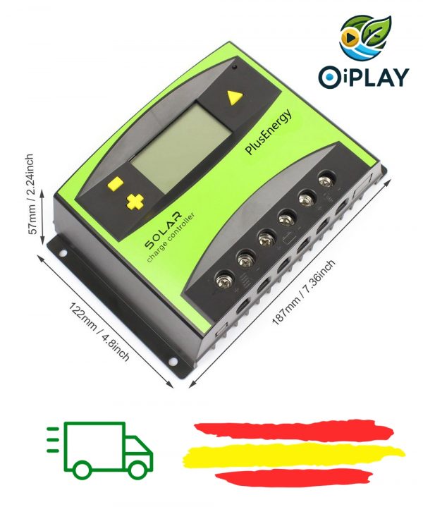 Regulador Solar PWM 60A 12V/24V ☀️⚡ - Imagen 2