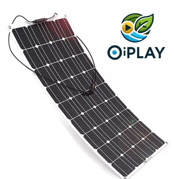 ☀️ Panel Solar Flexible 100W - Monocristalino 🔋⚡