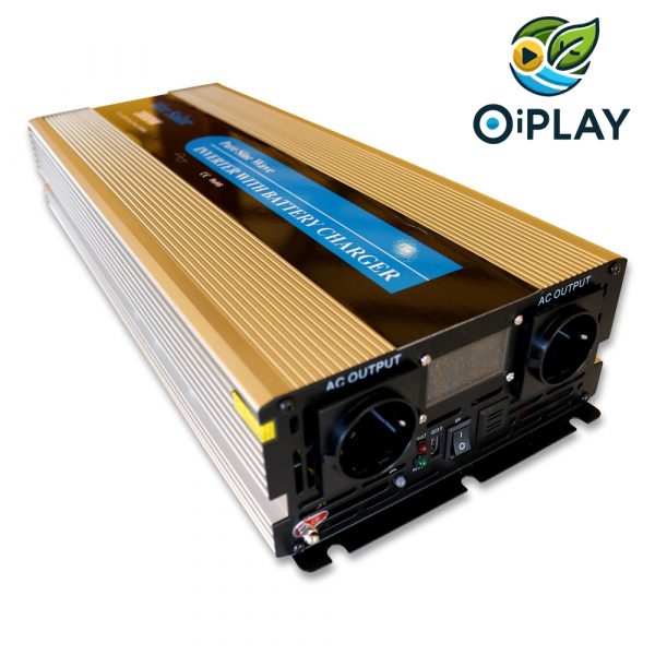 Inversor Onda Pura JYP 2000W 12V con LCD y Cargador ⚡☀️ - Imagen 3