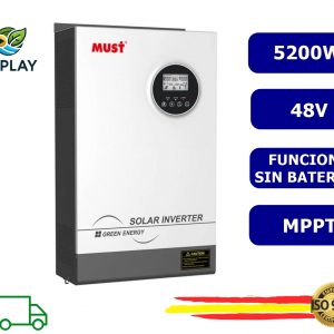 Inversor Must 5.2KW 48V MPPT 80A