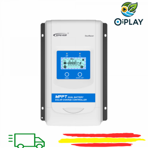 Regulador Solar MPPT 10A 12V/24V Batería Dual ☀️⚡🔋