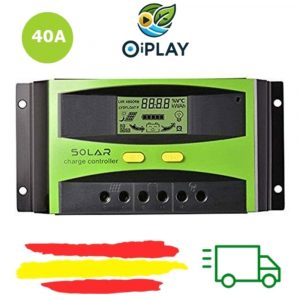 Regulador Solar PWM 40A 12V/24V ☀️⚡