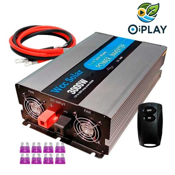 Inversor Solar JYP 3000W 12V Onda Pura con LCD ⚡☀️ - Imagen 2