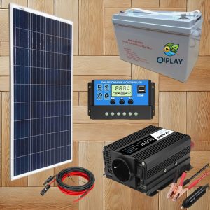 🔋 Kit Solar Completo 1200W/día con Batería 12V ☀️⚡🏕️