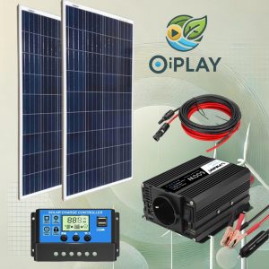 ☀️🔋 Kit Solar 670W/día con Inversor 600W 12V a 220V⚡🏠