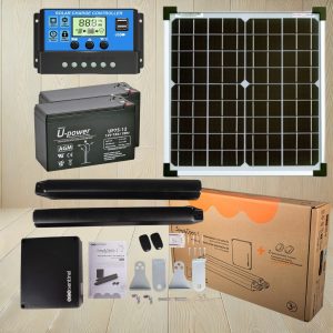 🔋 Kit Solar Motor Puerta Automática SCS Sentinel MVE0115 ⚙️🚗☀️