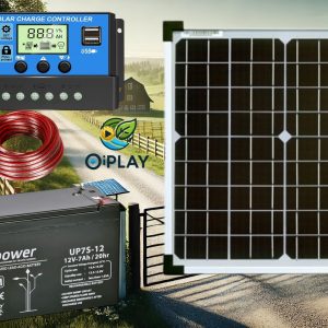 🔆 Kit Solar Autónomo 12V para Pastores, Puertas y Luces