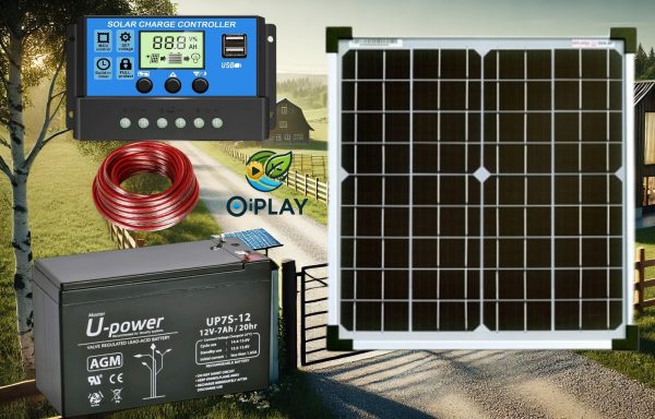 🔆 Kit Solar Autónomo 12V para Pastores, Puertas y Luces