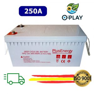 🔋 Batería Solar GEL 250Ah 12V PlusEnergy TPG250 ⚡☀️