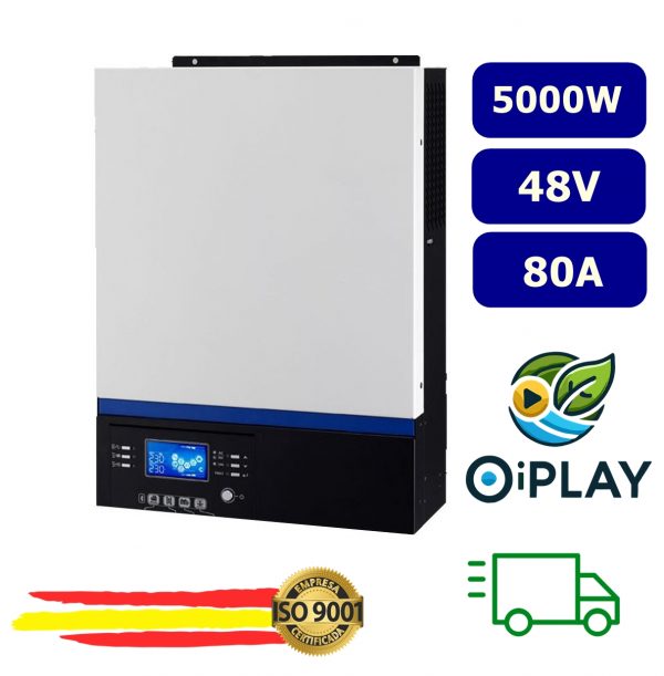 🔋⚡ Inversor Axpert VMIII 5KW 48V MPPT 80A ☀️🏠