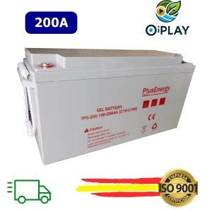 🔋 Batería Solar Gel 200Ah 12V PlusEnergy TPG12-200 ☀️⚡