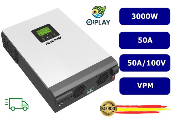 🔌 Inversor Must 3KW 24V MPPT 50A 🌞🏡🔋