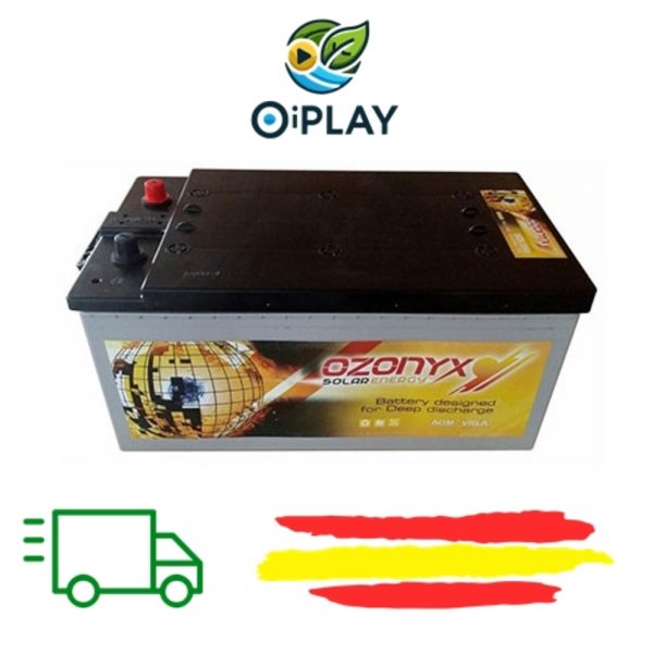 🔋 Batería Solar Sellada Ozonyx 250Ah 12V  ⚡🔋
