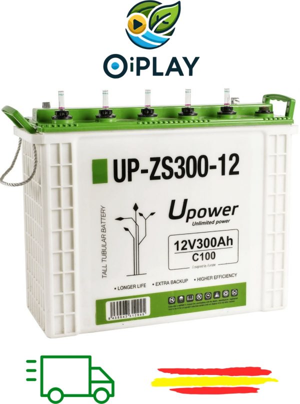 🔋 Batería Solar 300Ah 12V UP ZS300-12 ⚡🔆
