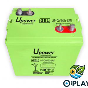 🔋 Batería Solar GEL 600Ah 6V UP-GV600-6RE ☀️🔋