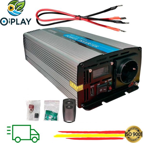 🔌 Inversor de Onda Pura 1000W 12V 🏠🔋