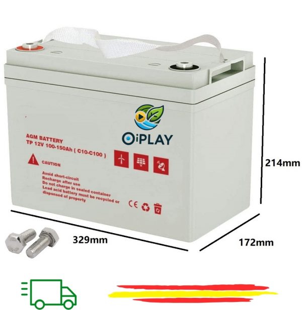 🔋 Batería Solar AGM 150Ah 12V ☀️🔋 - Imagen 2