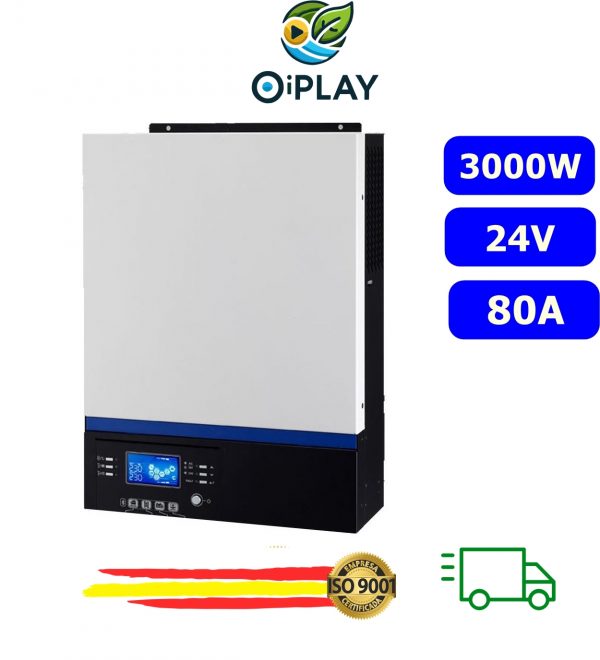 🔋⚡ Inversor Axpert VMIII 3KW 24V MPPT 80A ☀️🔌