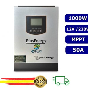 🔌 Inversor Must 1KVA 12V MPPT 50A