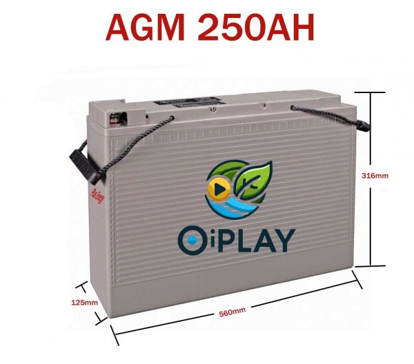 🔋 Batería Solar AGM 250Ah 12V PlusEnergy ☀️🔋 - Imagen 2