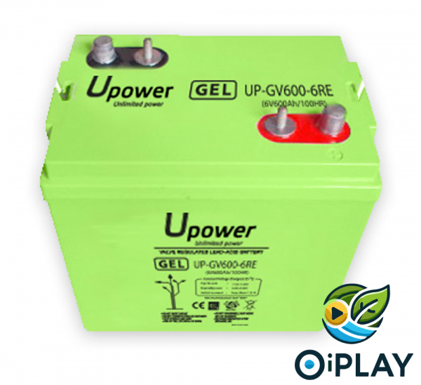 🔋 Batería Solar GEL 600Ah 6V UP-GV600-6RE ☀️🔋